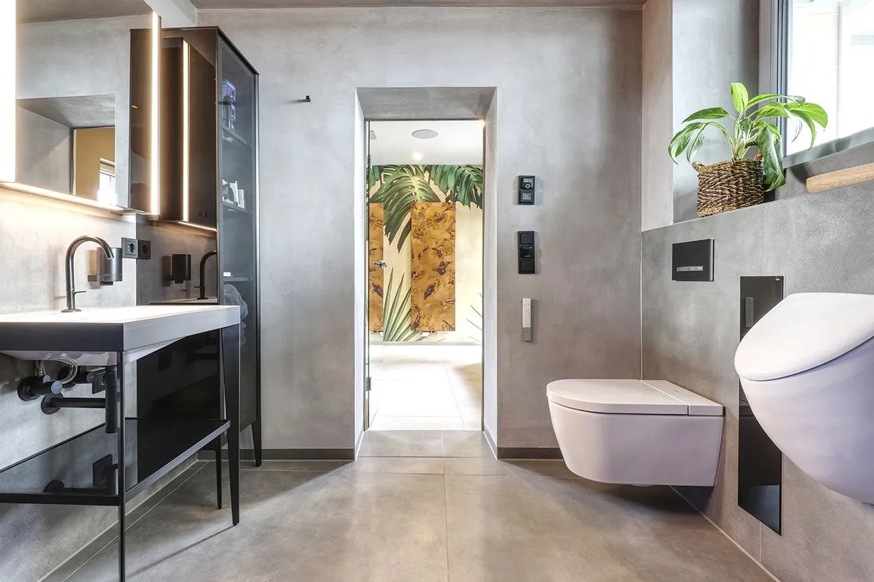 Badsanierung Wellness-Spa-Bad mit Sauna im Raum Kronberg